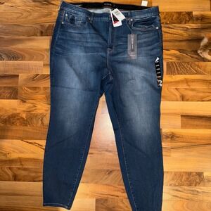 Torrid Premium Sky High Skinny Jeans‎ 24R Plus Size Dark Wash Denim NWT classic
